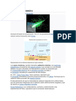 Radiación Cósmica