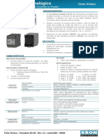 Transdutor de Tensao Ou Corrente CC Ficha Tecnica