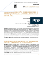 ANDRÉ - O Papel Da Pesquisa Na Formação e Na Prática Dos Professores