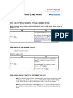 DR: Camshaft Position (CMP) Sensor: Dr1 Check For Diagnostic Trouble Codes (DTCS)