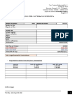 Cotizacion / Pre-Confirmacion de Reserva