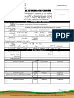 Ficha de Información Personal 2022