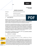 Opinión 052-2021 - MUN - METROP.LIMA - DECLARATORIA DESIERTO PDF