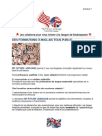 MFL Programme Anglais