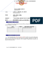 Oroquieta City-Situation Report