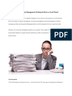 Common Document Management Problems & How To Avoid Them