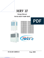 MRV Ii: Design Manual R410A Heat Pump 50Hz