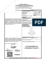 Regular Contractor'S License: Loxon Philippines Inc