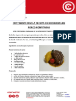 Bochecha de Porco Confitada