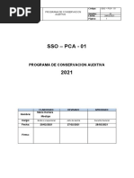 Programa de Conservación Auditiva KENNER INGENIERIA