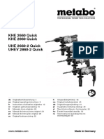 Metabo Manual