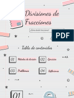 Divisiones de Fracciones