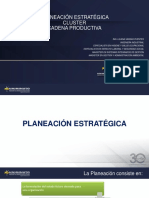 Planeación Estratégica - Clúster y Cadena Productiva