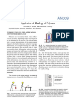 Application of Rheology To Polymers