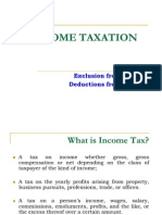 Lesson 5 - Exclusions and Deductions of Income Taxation