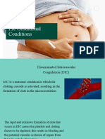 Pre Gestational Conditions