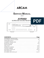 Arcam Diva Avr350 Service en