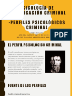 Perfiles Psicológicos Del Criminal