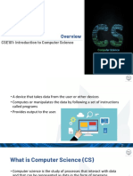 CSE101 Chapter 1 Overview of Computer Science (Revised)