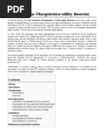 Von Neumann-Morgenstern Utility Theorem