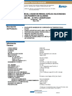 Recubrimiento Especial A Base de Resina Acrílica Siliconizada Con Pigmento de Aluminio Pemex Re - 30 Tipo A Modificado