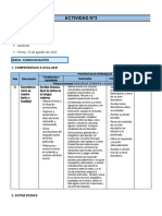 2° Grado - Actividad Del Dia 10 de Agosto