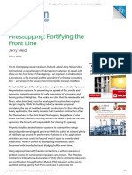 Firestopping - Fortifying The Front Line - Insulation Outlook Magazine