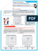 D4 A1 FICHA Aprendemos A Multiplicar Con El "Tic-Tac-Toe"