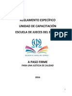 Reglamento Especifico Unidad Capacitacion