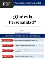 Clase 1. Qué Es La Personalidad