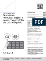 Sony 55X80K Setup and Help Guide - EN - FR - ES