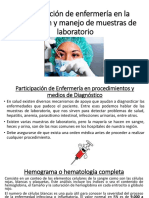 PDF Participación en La Recolección y Manejo de Muestras