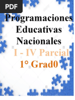 Programaciones de Primer Grado