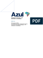 Demonstrativos Financeiros Do Resultado Da Azul Do 2t22