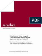 Accenture UNGC Communication On Progress Report