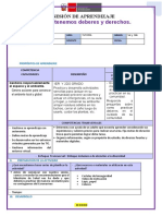 08 de Agosto - Tutoría - Deberes de Vecinos - Iii Ciclo