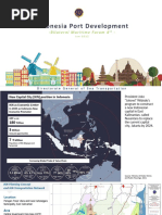 Indonesia Port Development: - Bilateral Maritime Forum 4