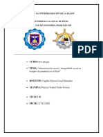 Diferenciación Social y Desigualdad Social en Tiempos de Pandemia en El Perú