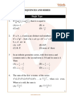 JEE Main Sequences and Series Important Questions