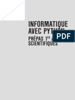 Informatique Avec Python: Prépas 1 Année Scientifiques