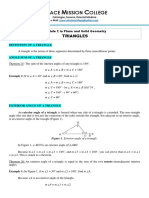 Plane and Solid Geometry Module 2