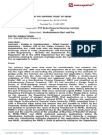 PTC India Financial Services Limited vs. Venkateswarlu Kari and Ors. (12.05.2022 - SC)