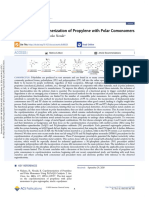 Toward The Copolymerization of Propylene With Polar Comonomers