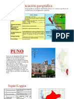 Ubicación Geográfica Puno