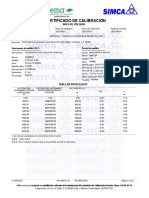 Certificado de Calibracion