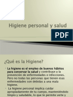 Higiene Personal y Salud