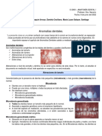 Anomalias Dentales