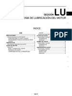 Sistema de Lubricación Del Motor: Índice