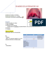 Enfermedades Exantemáticas