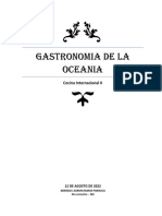 Gastronomia de La Oceania